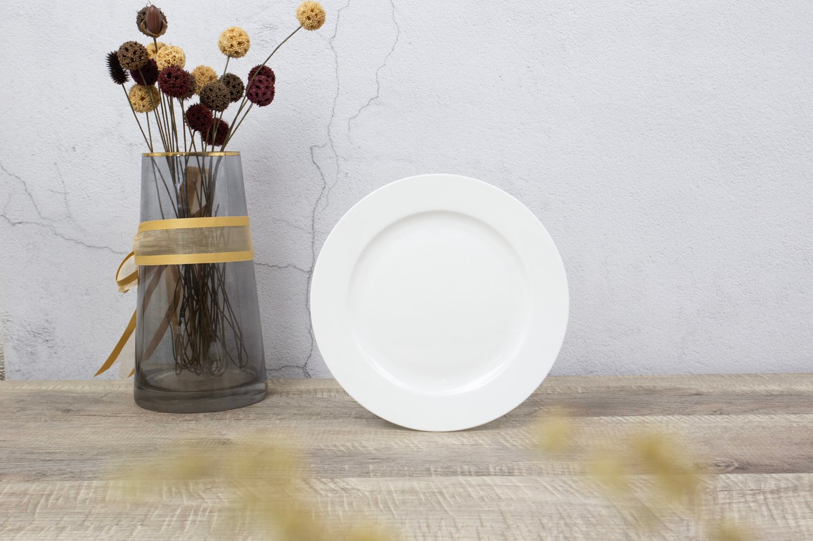 white ceramic dessert plate