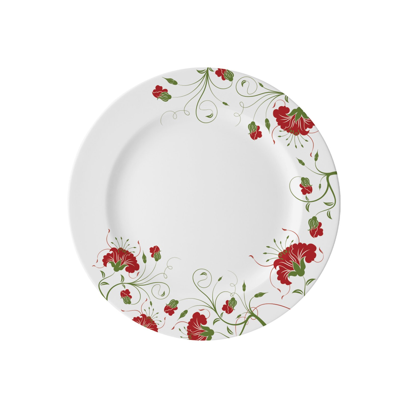 MOMENTS RIM ROUND PLATE REDWOOD