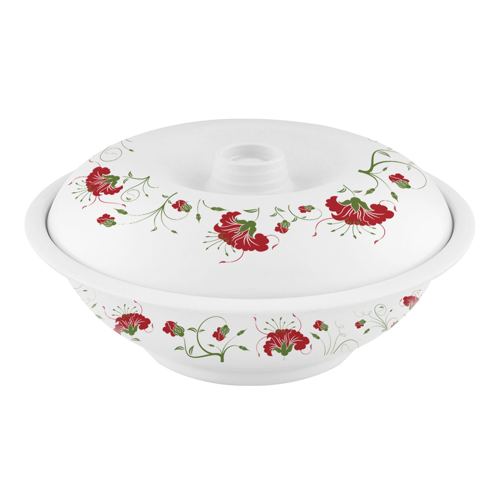 MOMENTS RIM 10" CASSEROLE W/COVER REDWOOD