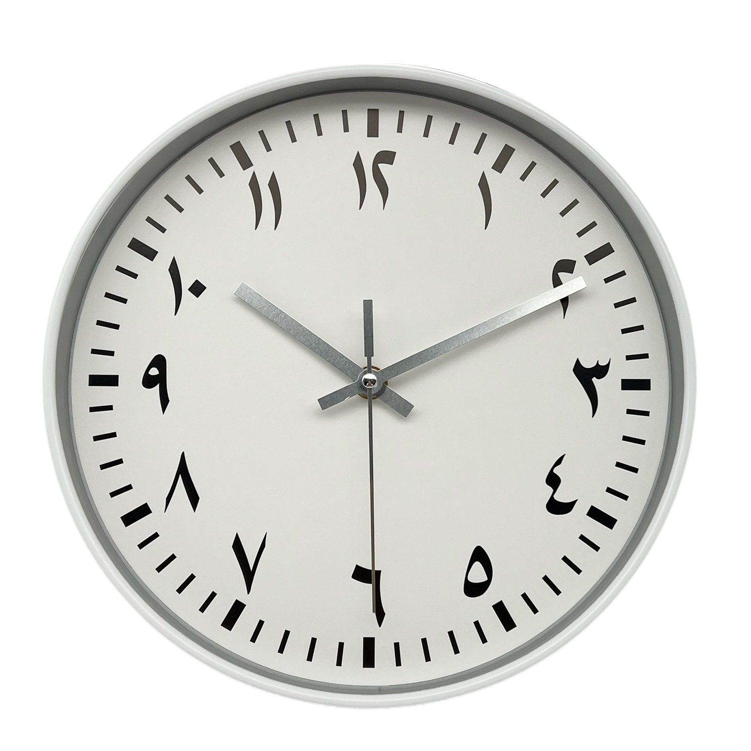 arabic number wall clock