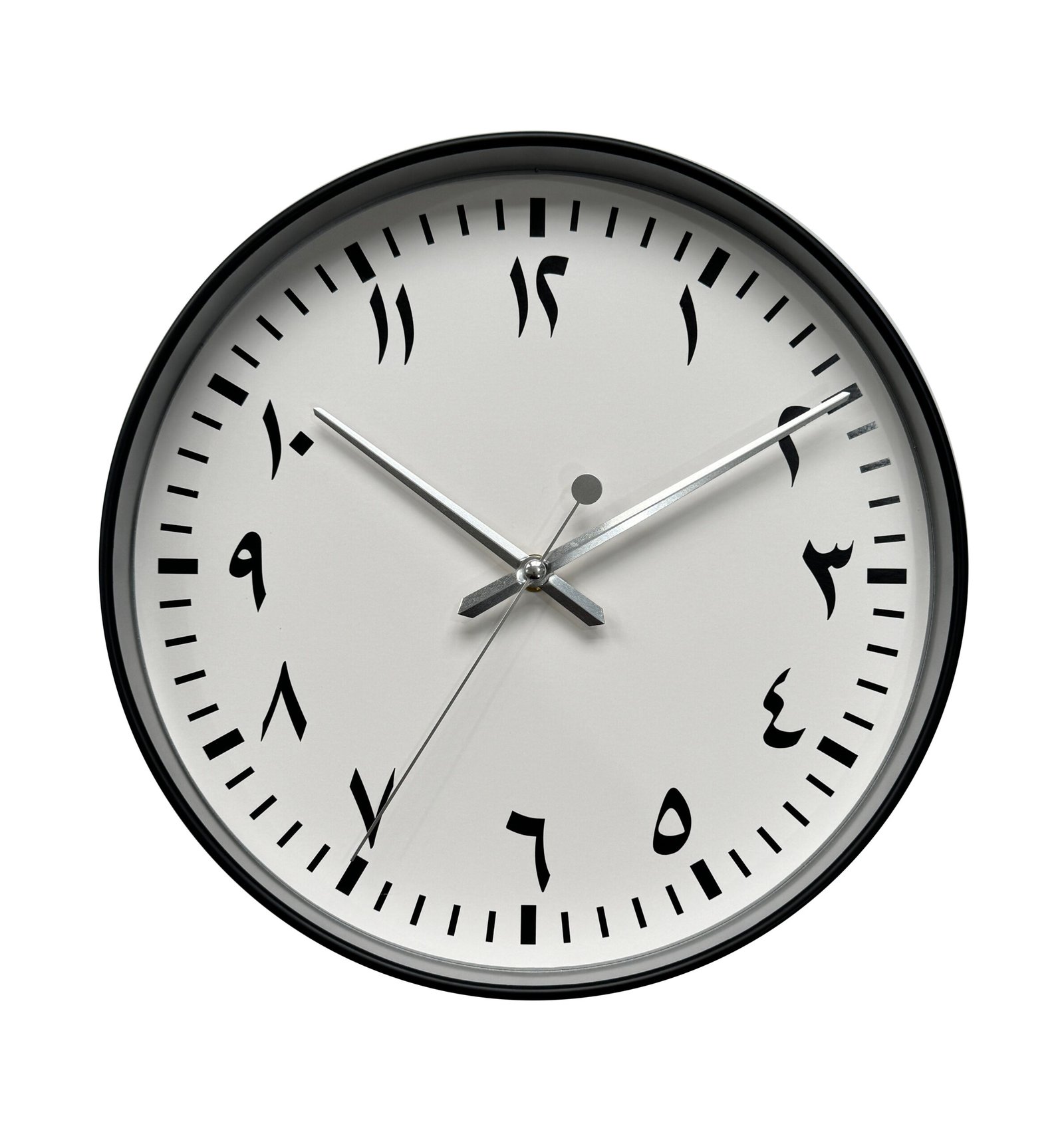 arabic numeral wall clock
