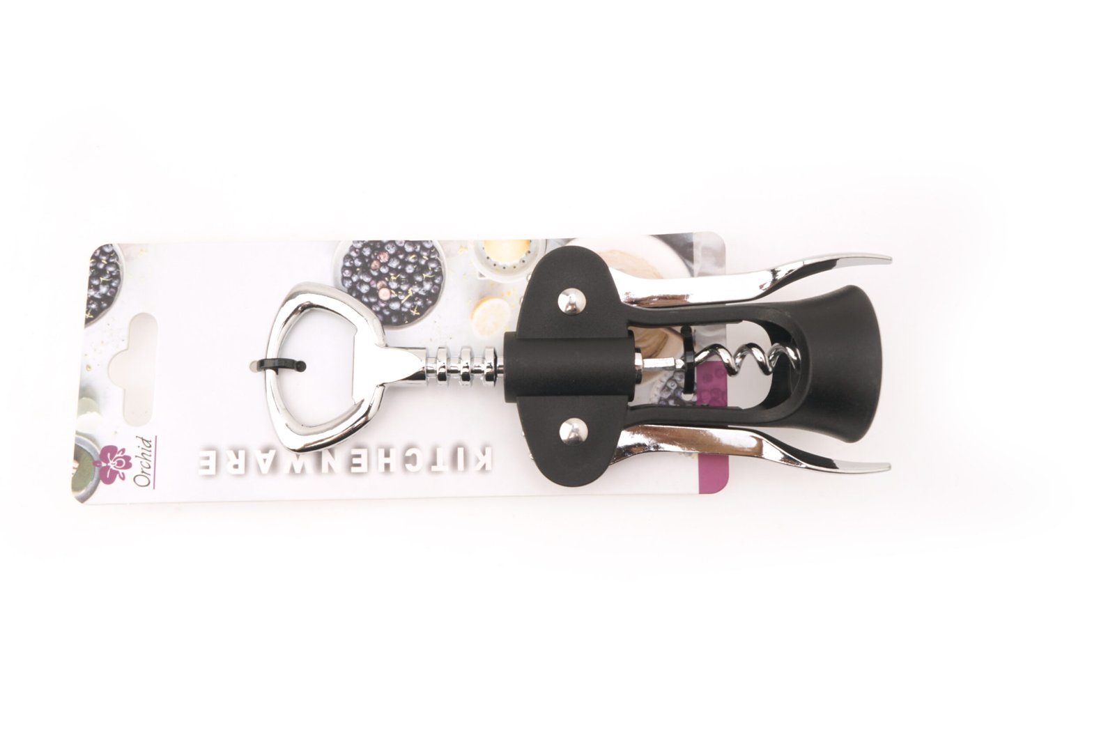 stainless steel corkscrew