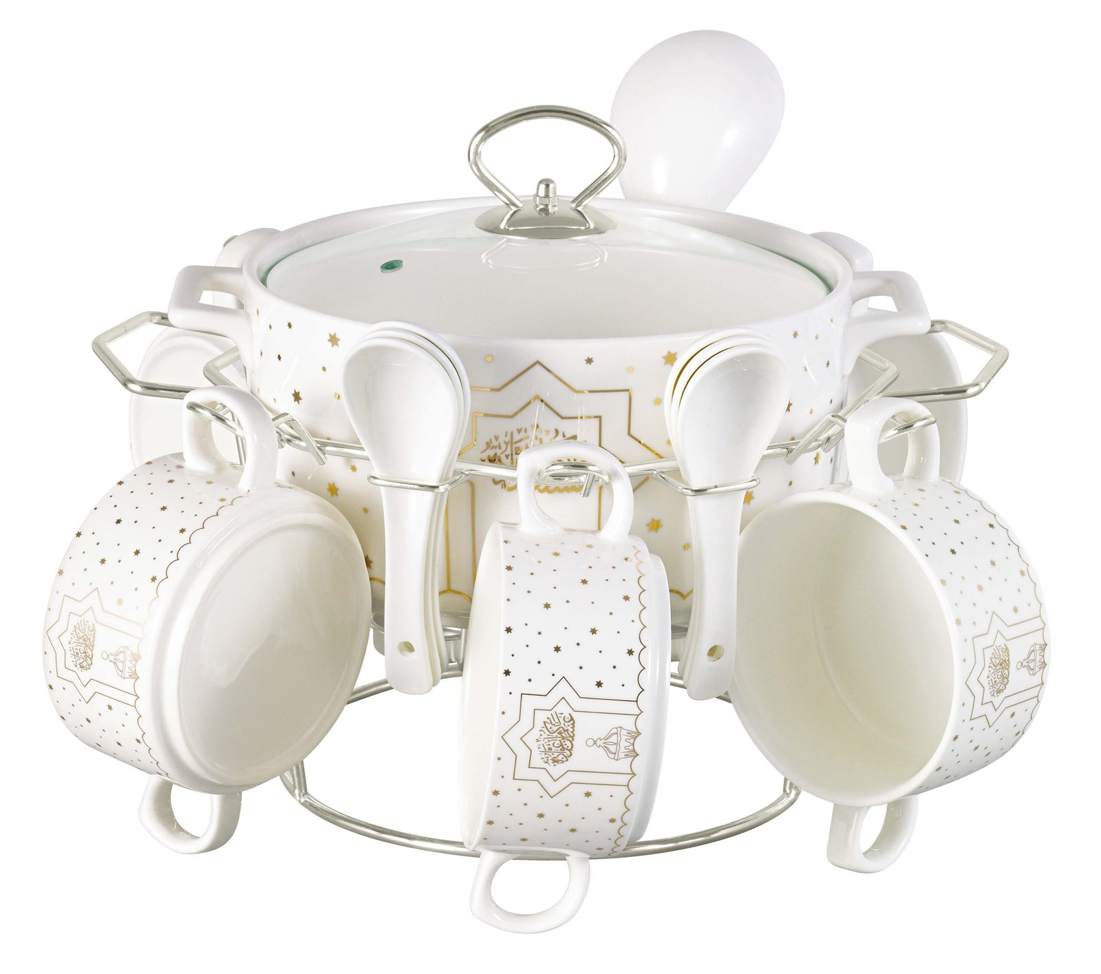 soup bowl and spoon set