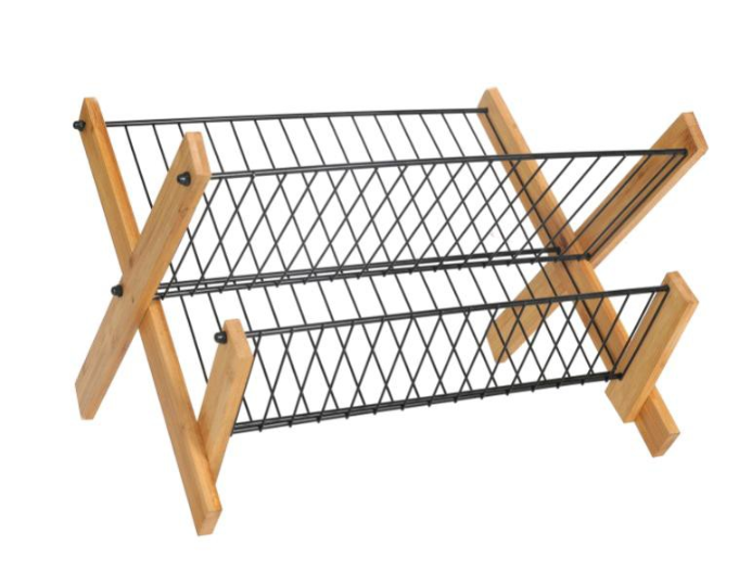 wooden dish rack