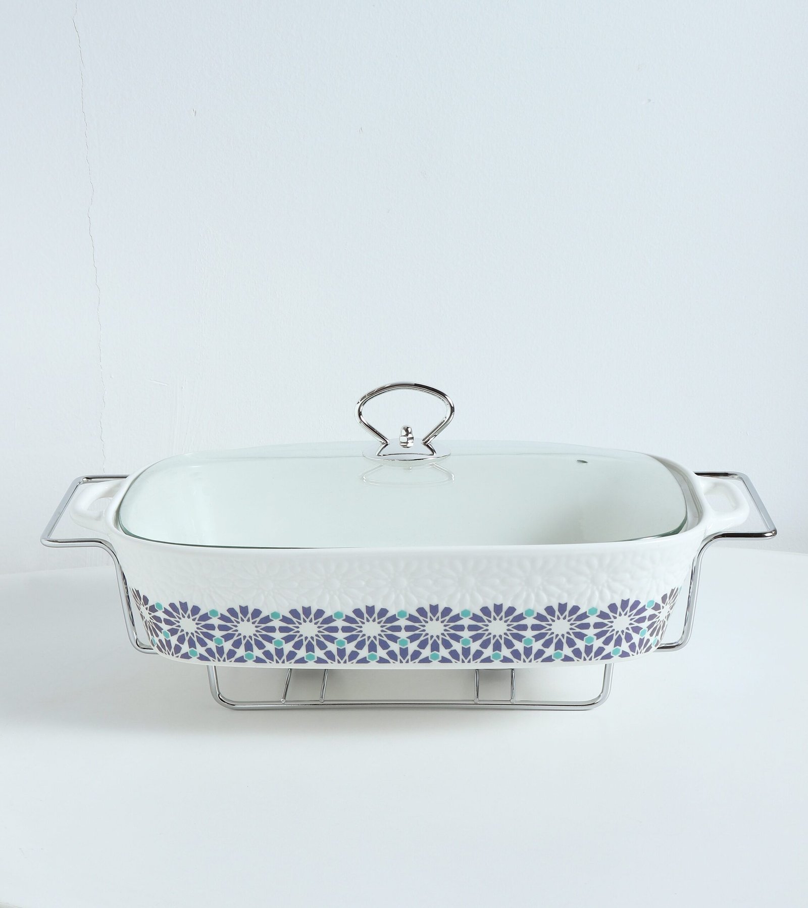 casserole with stand