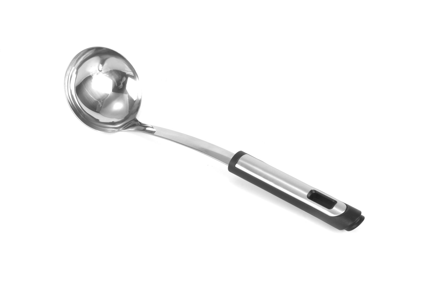 stainless soup ladle