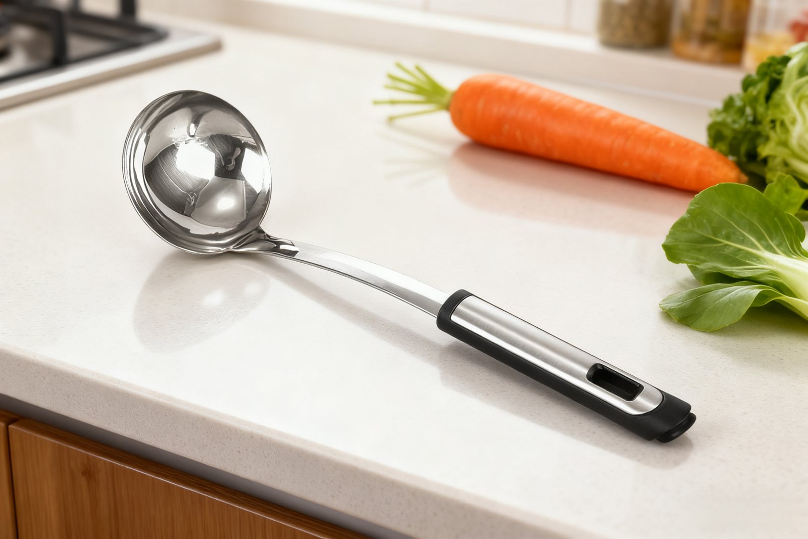 KS01B-ST21 (6) stainless soup ladle