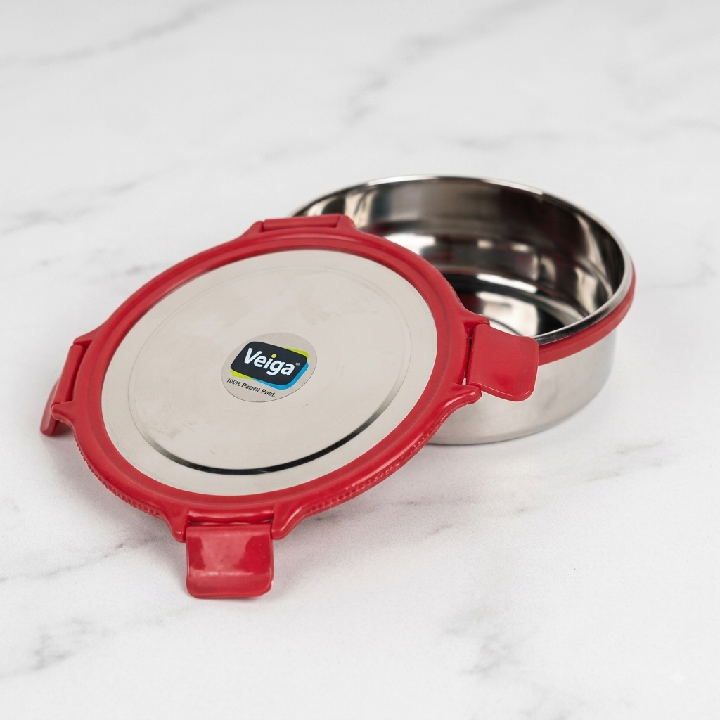 Veigo Round 600  SS Container (Red)